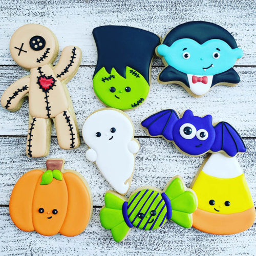 Halloween cookie decorating class