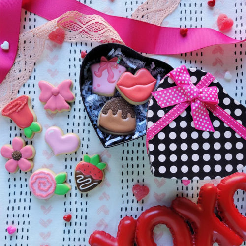Valentine's Day Polka Dot Heart Box