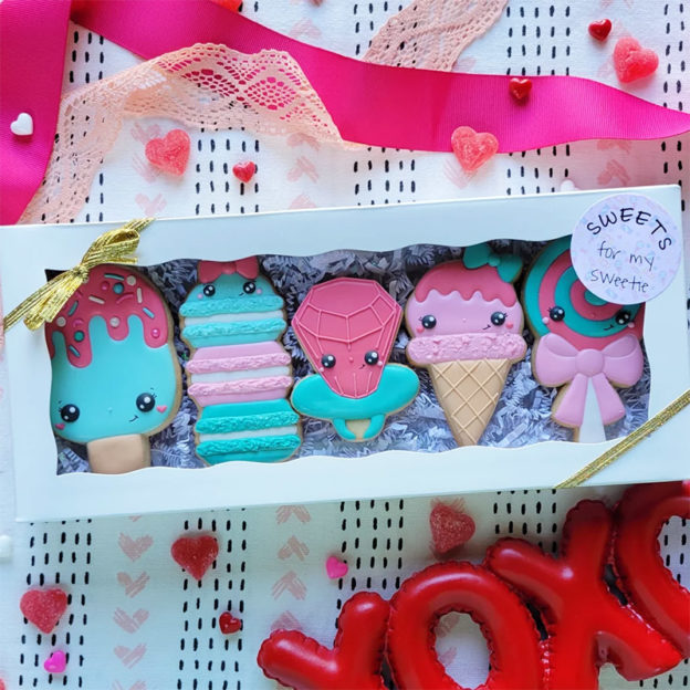 Valentine's Day Sweets Cookie Gift Box