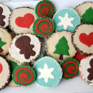 Slice-and-Bake Christmas Design Cookies