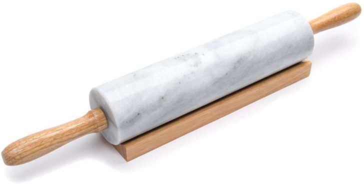 A marble rolling pin. 