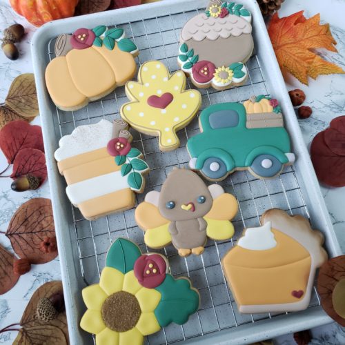 Thanksgiving Online Cookie Decorating Class 2022