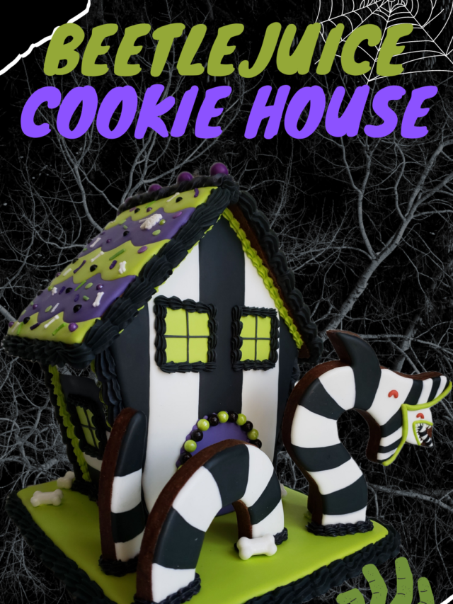 Beetlejuice Halloween Cookie House
