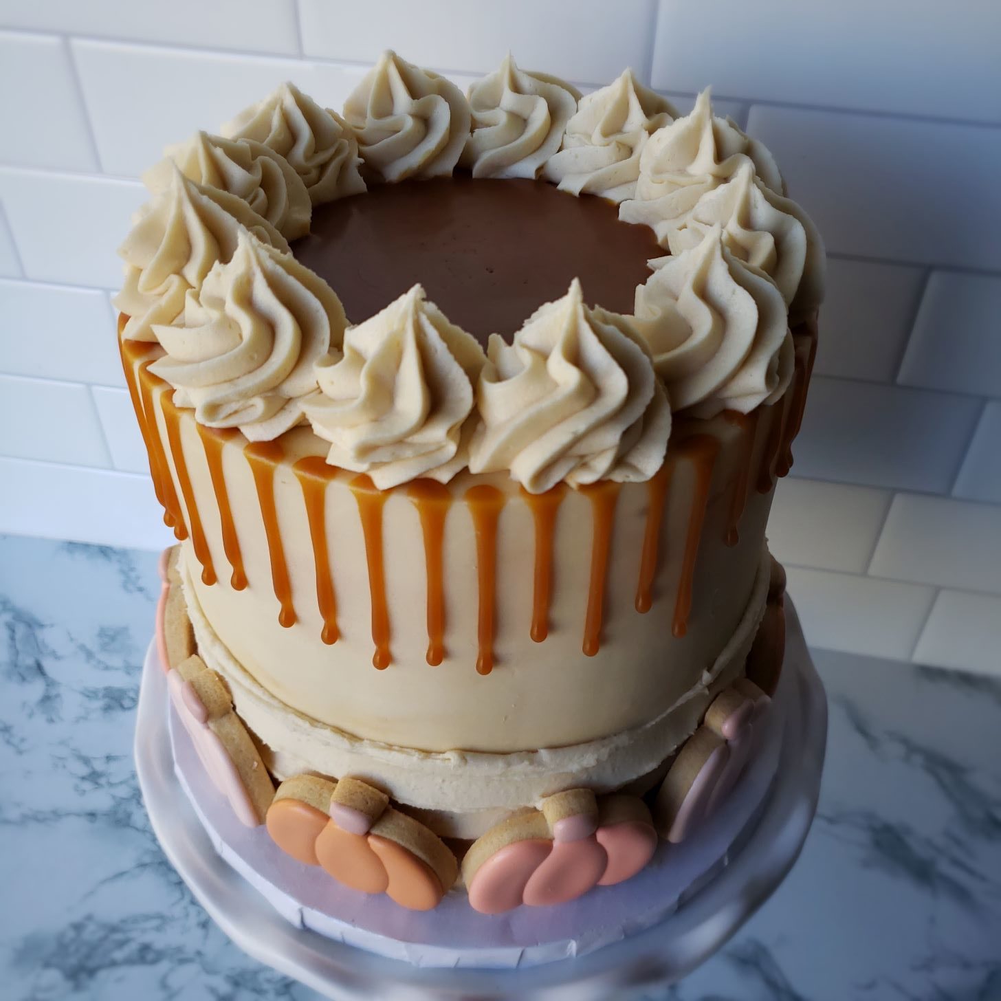 Pumpkin Spice Cake with Cream Cheese Frosting | Tastes of Lizzy T