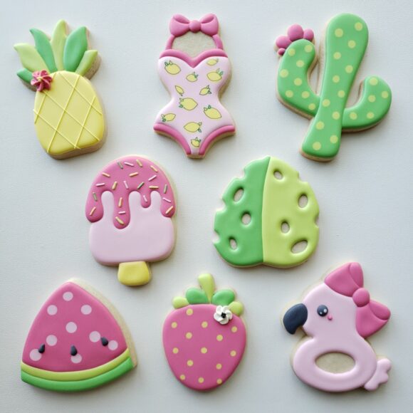Palm Springs Vacay Online Cookie Decorating Class 2023