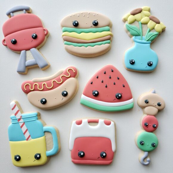 Summer BBQ/Baby-Q Online Cookie Decorating Class 2023